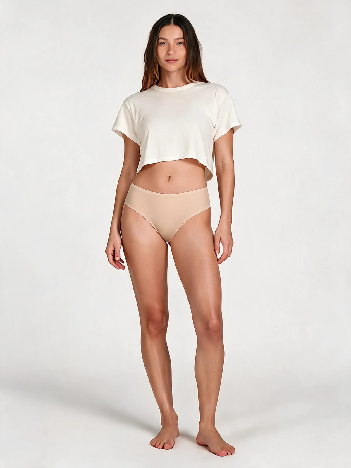 Womens High-Waisted Breathable Traceless Briefs