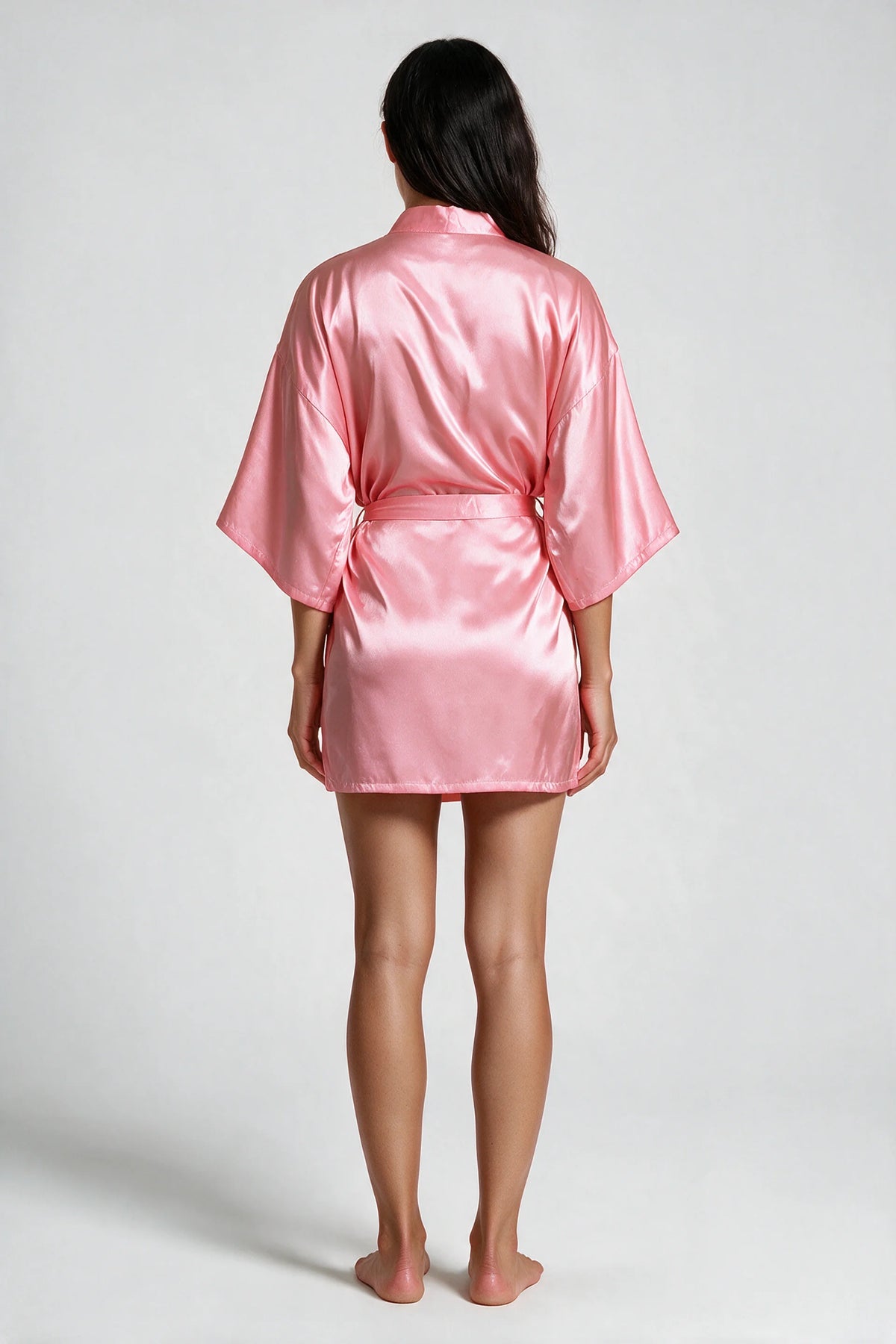 Satin Tie-Waist Robe