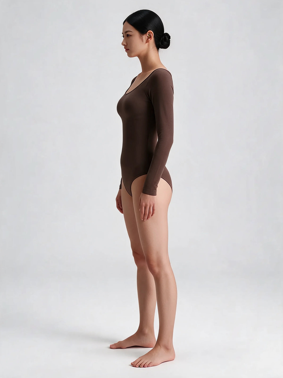 Auvella Long Sleeve Sculpting Bodysuit