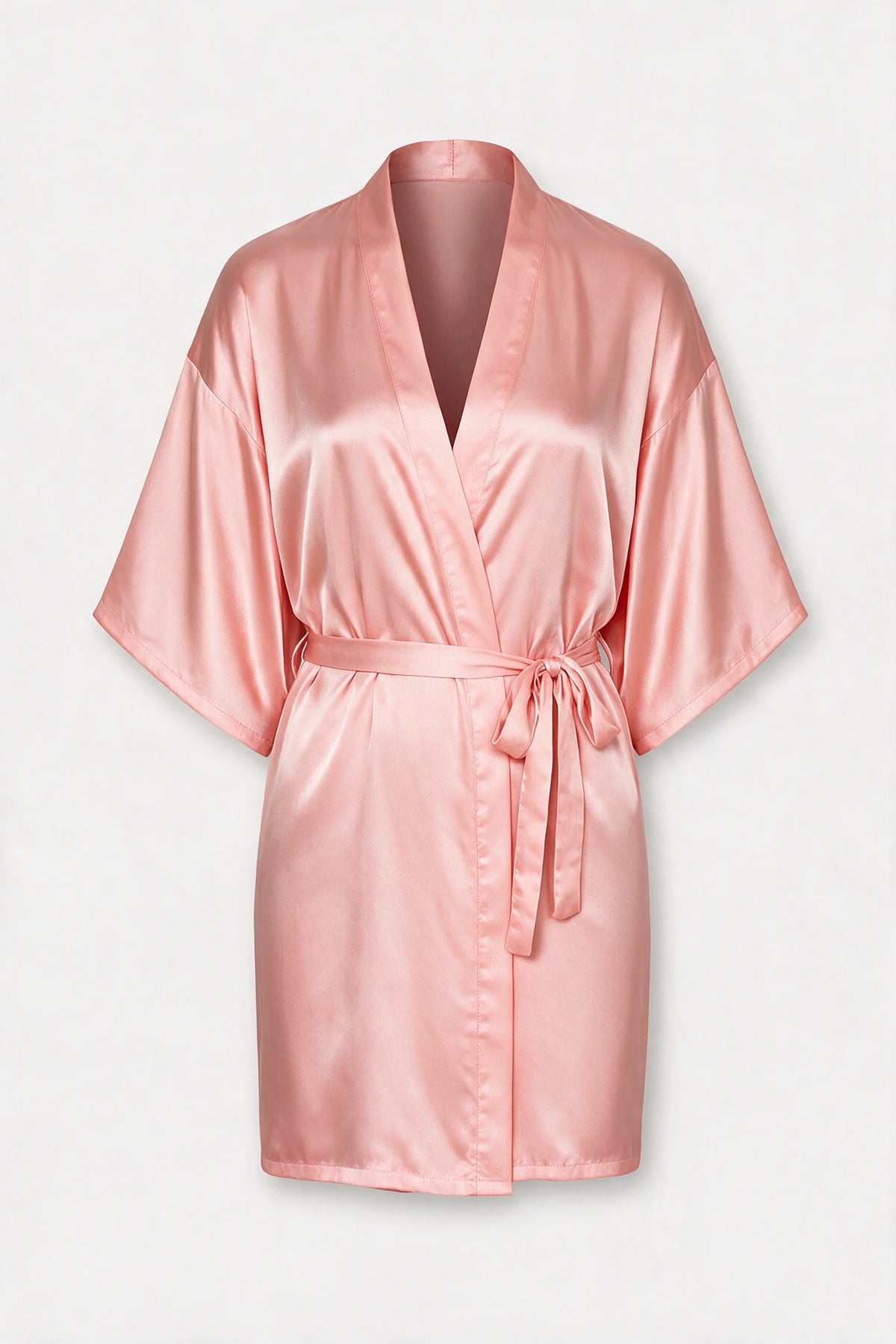 Satin Tie-Waist Robe