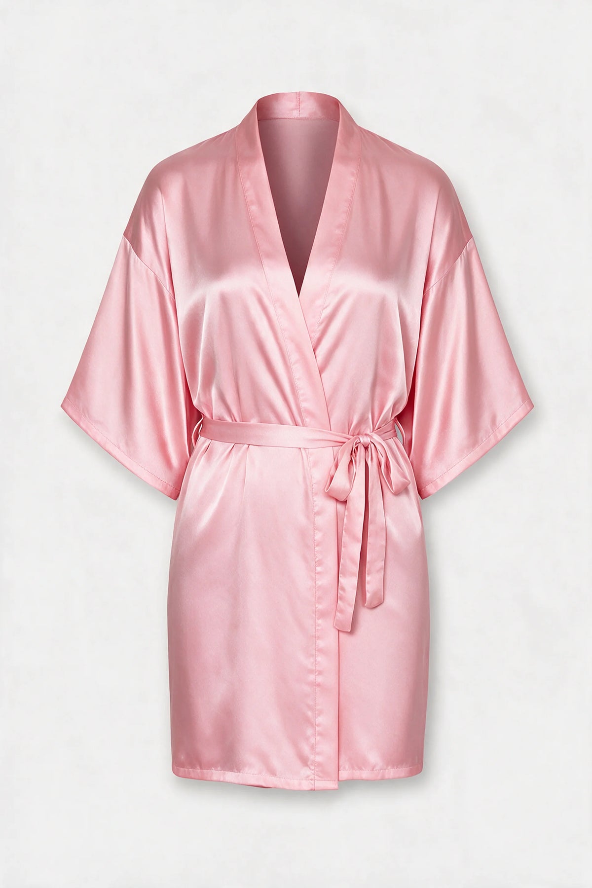 Satin Tie-Waist Robe